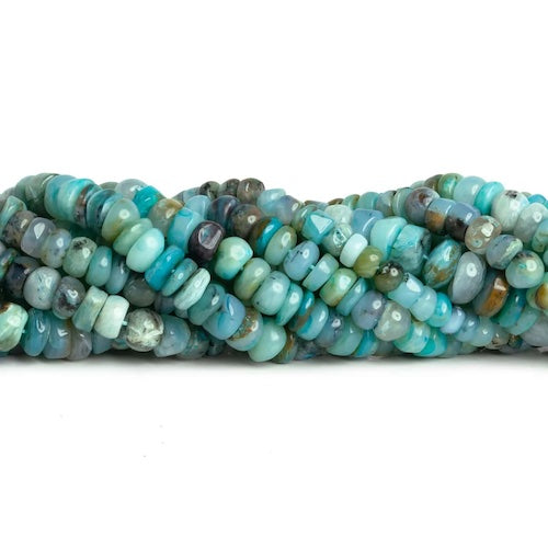 blue peruvian opal beads for sale