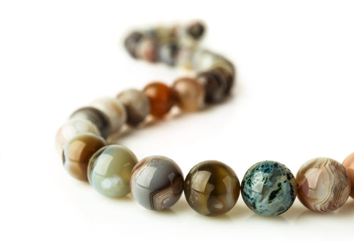 patterned agate beads