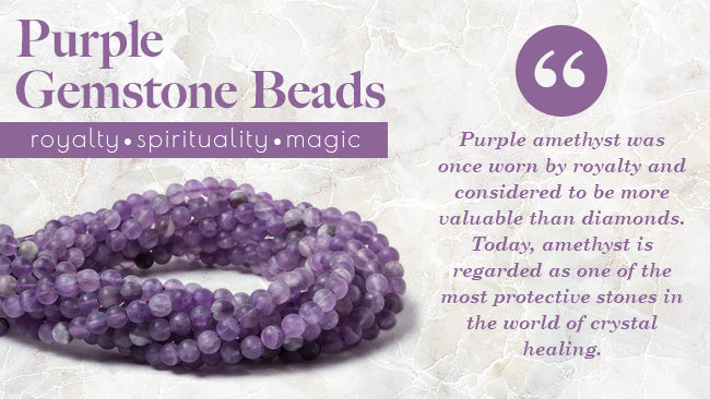 purple gemstone beads graphic
