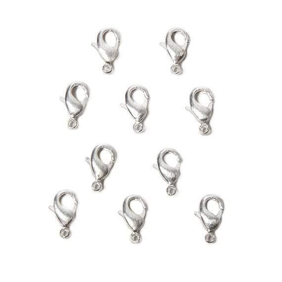 Silver Lobster Clasps (12mm, Set of 10) — The Bead Chest