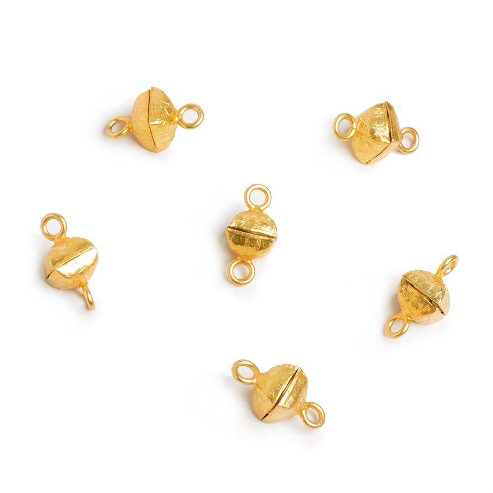 10mm Gold Plated Pear Design Magnetic Clasp 1 Piece – The Bead Traders