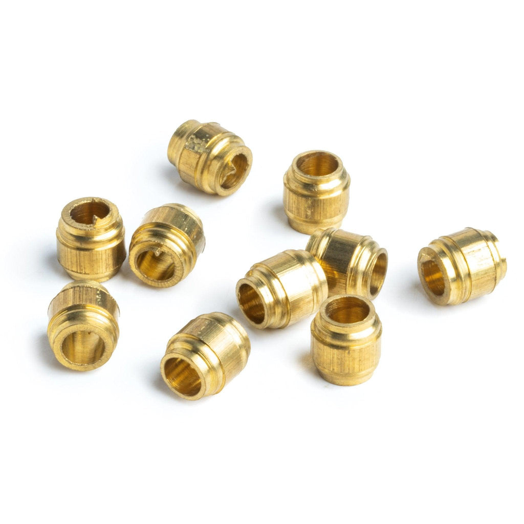 Buy 8x7mm Solid Brass BiCone Tubes Package of 10 pieces Online