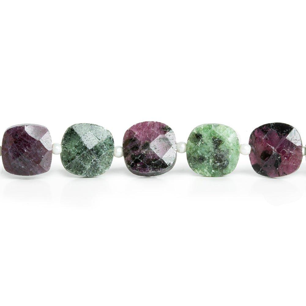 Ruby Zoisite 9.5-11.5mm Faceted Rondelle A Grade Gemstone Beads Lot - 154976