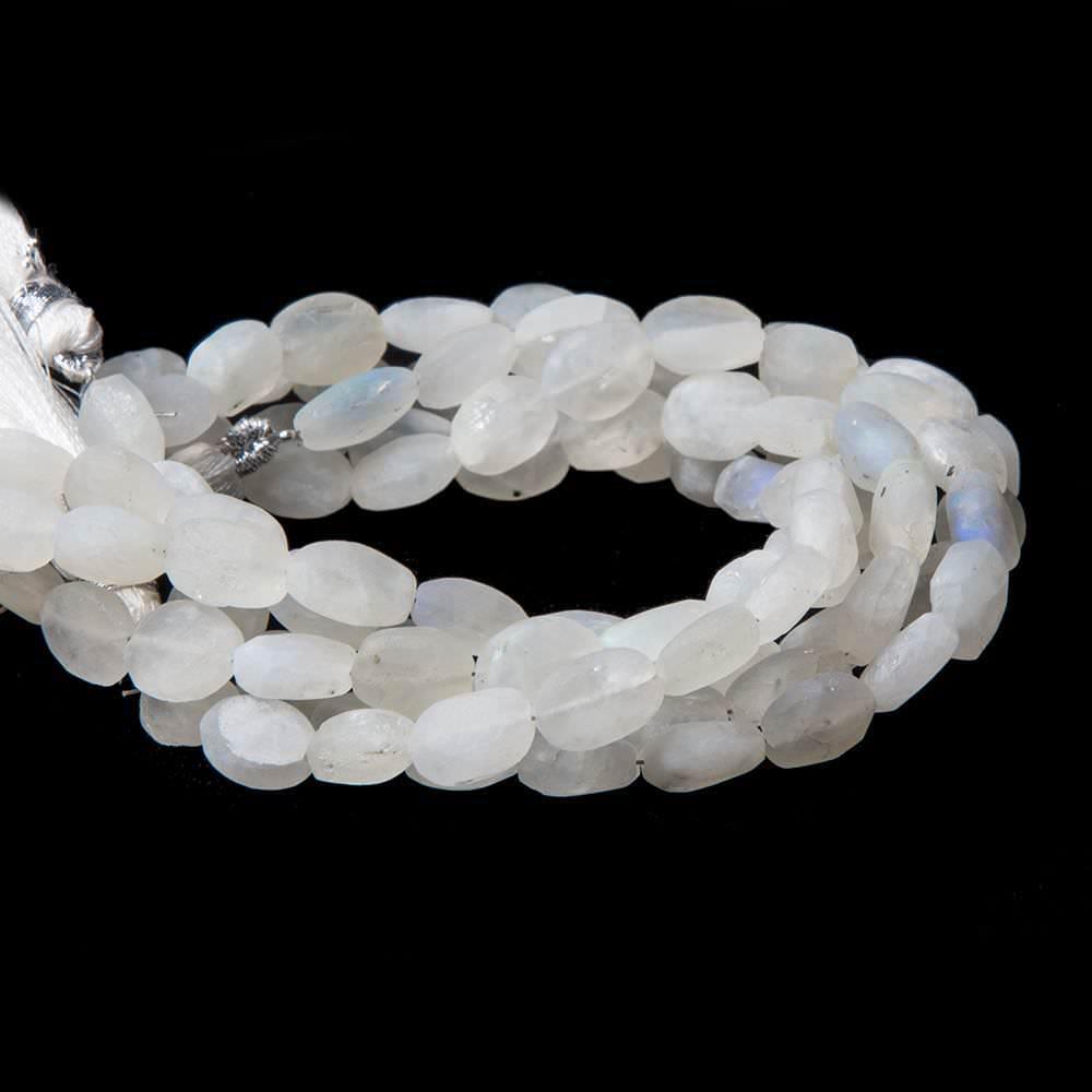 Ceylon Moonstone faceted oval 8 inch 14 Beads – The Bead Traders