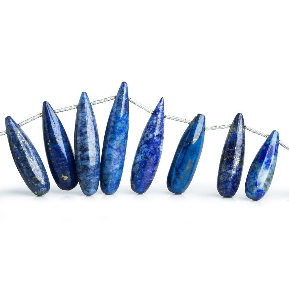 Lapis Lazuli Half Moon Beads 8 inch 13 pieces – The Bead Traders