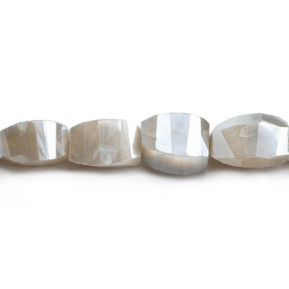 Ceylon Moonstone faceted oval 8 inch 14 Beads – The Bead Traders