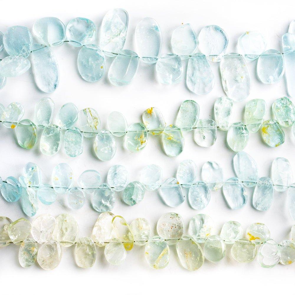 12 Pack: Teal Shell Teardrop Beads, 34mm by Bead Landing™ 