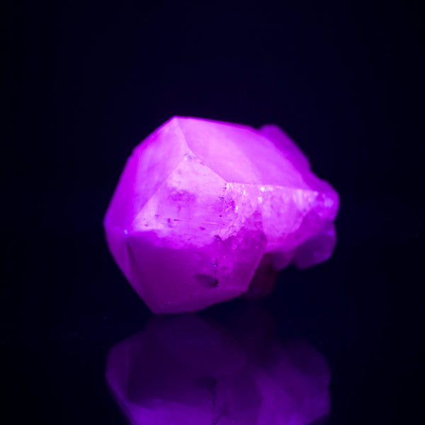 Calcite Crystal, Magenta Fluorescent