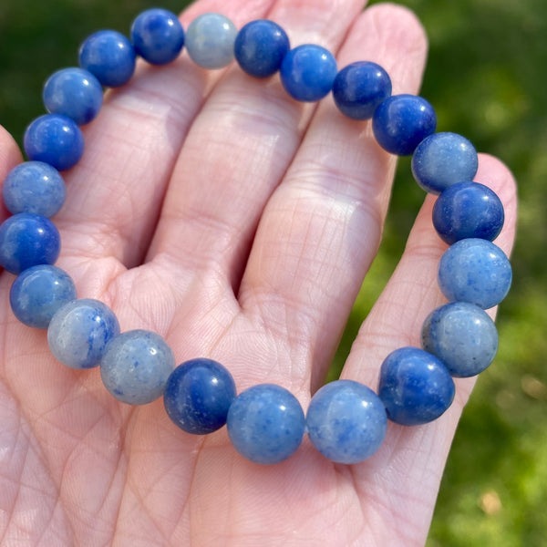 Dumortierite Bracelet, 8mm Bead