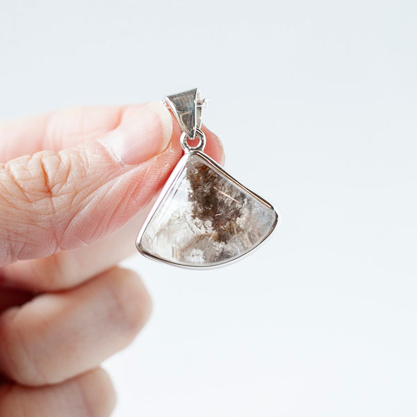 Garden Quartz Pendant, Lodolite