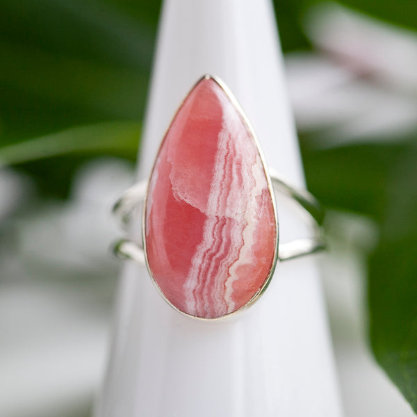 Rhodochrosite Ring, Size 9