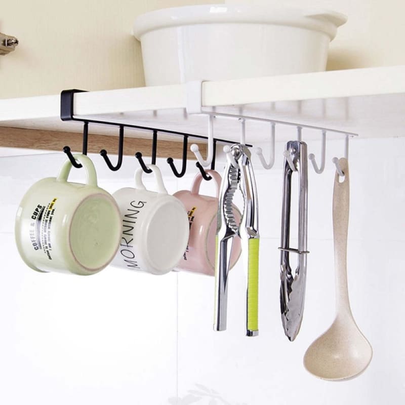 1 Pc Shelf Storage Clothes Hanging Kitchen Organizer Cabinet Glass