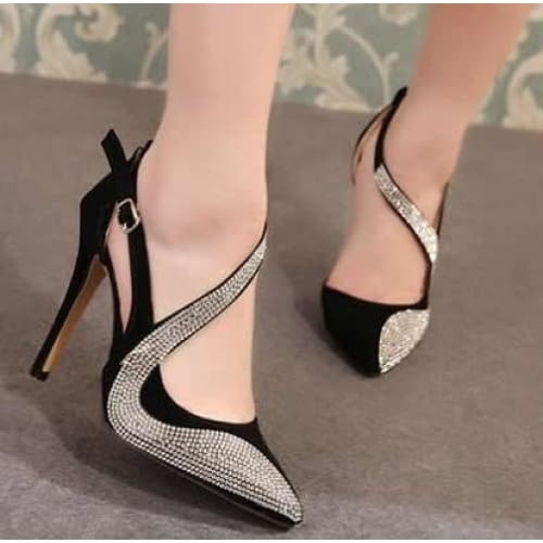 big black heels
