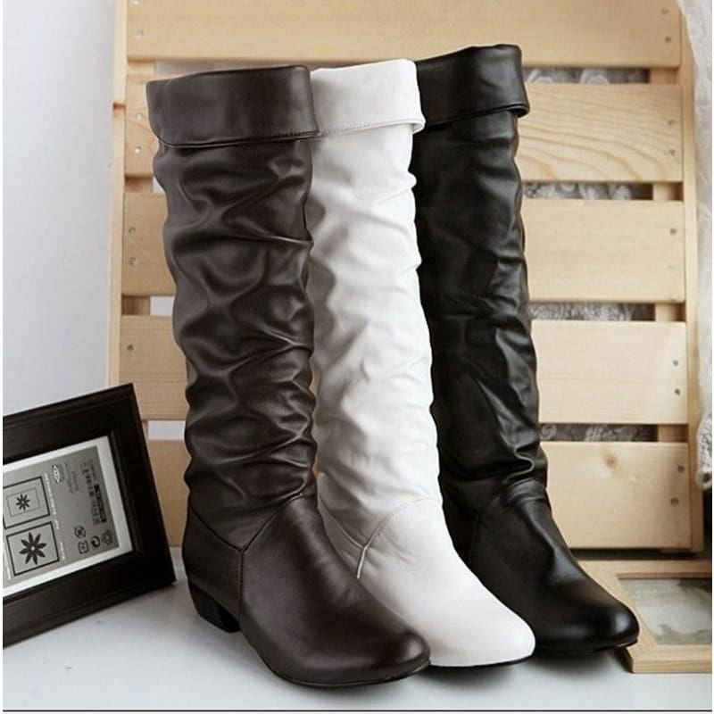 ladies half calf boots
