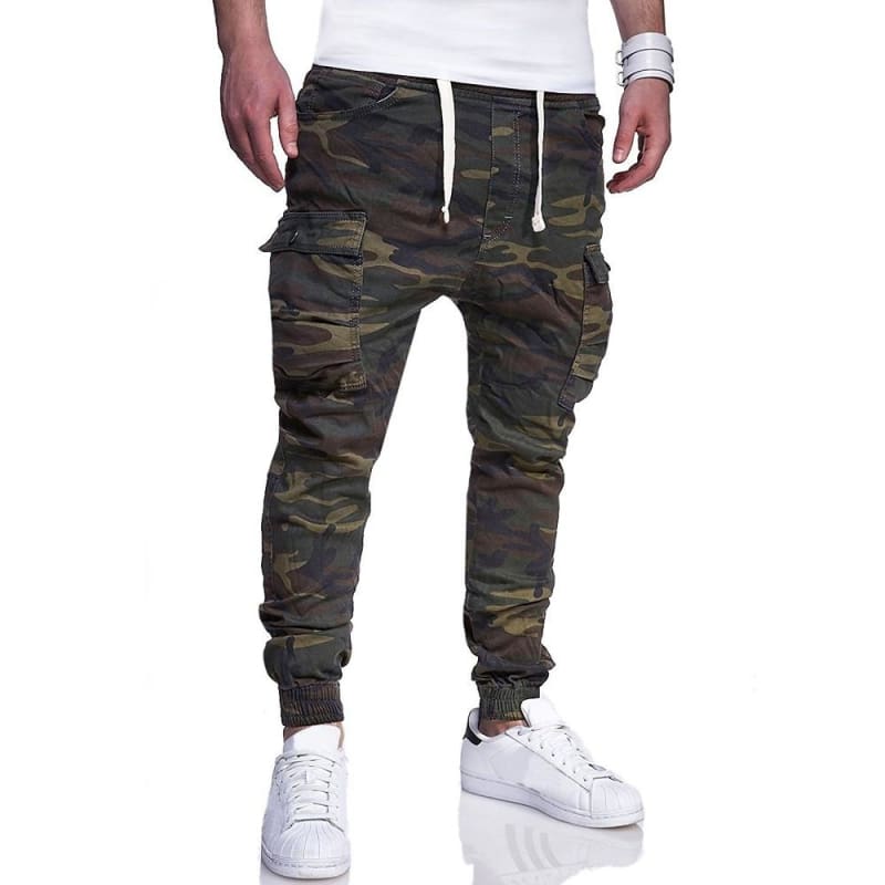 winter camo joggers