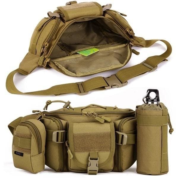 Fashion Tactical Molle Waist Bags Waterproof Outdoor Sport Casual Hiking Camping Waist Pack ...