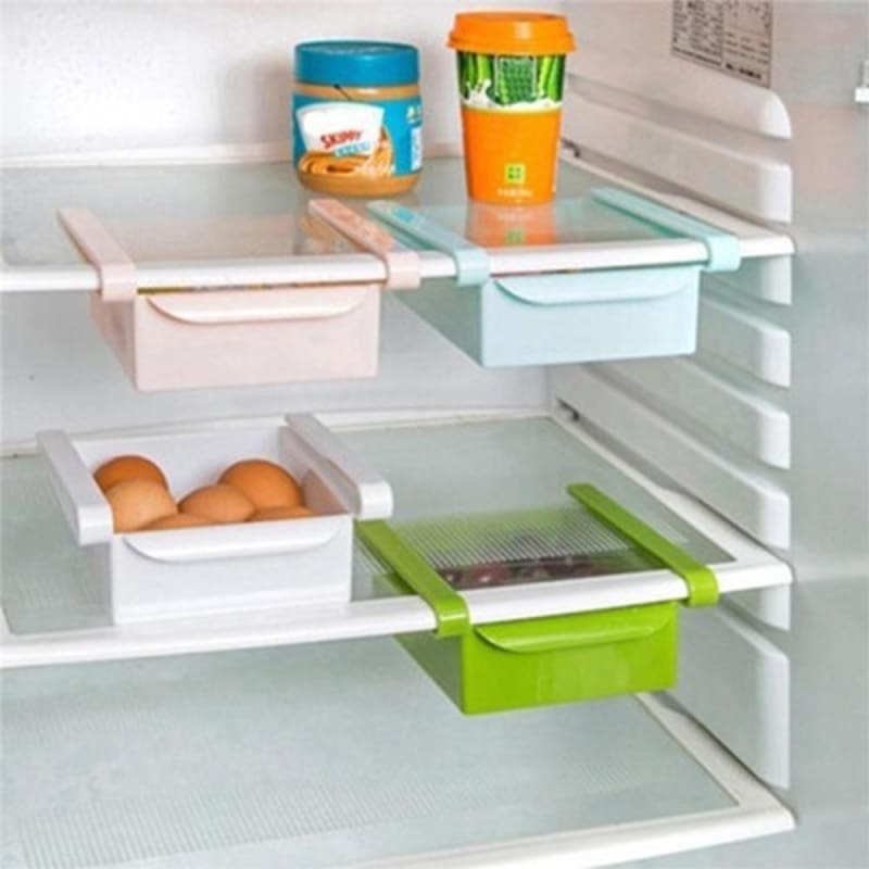 Fridge Rack Kitchen Organizer Shelf Drawer Slides Www Nicerin