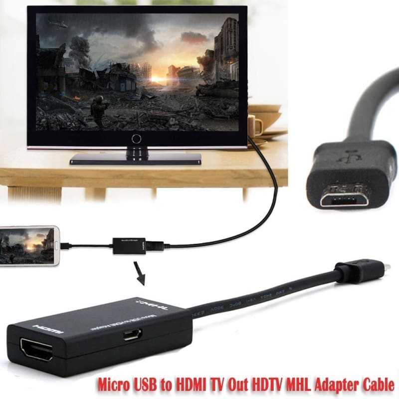 Micro Usb To Hdmi Tv Mhl Adapter Cable For Android Mobile Phone