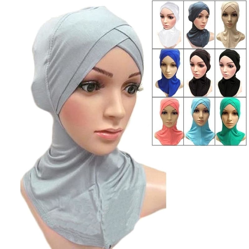 Muslim Kids Girls Hijab Caps Scarf Islamic Hijab Shawls Hat Islamic ...