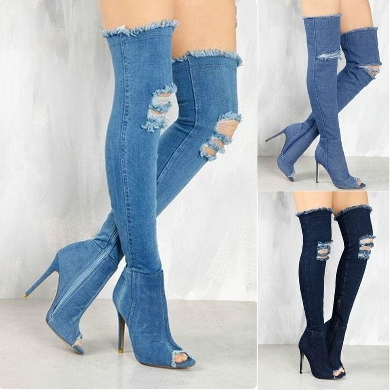 jeans and heels party