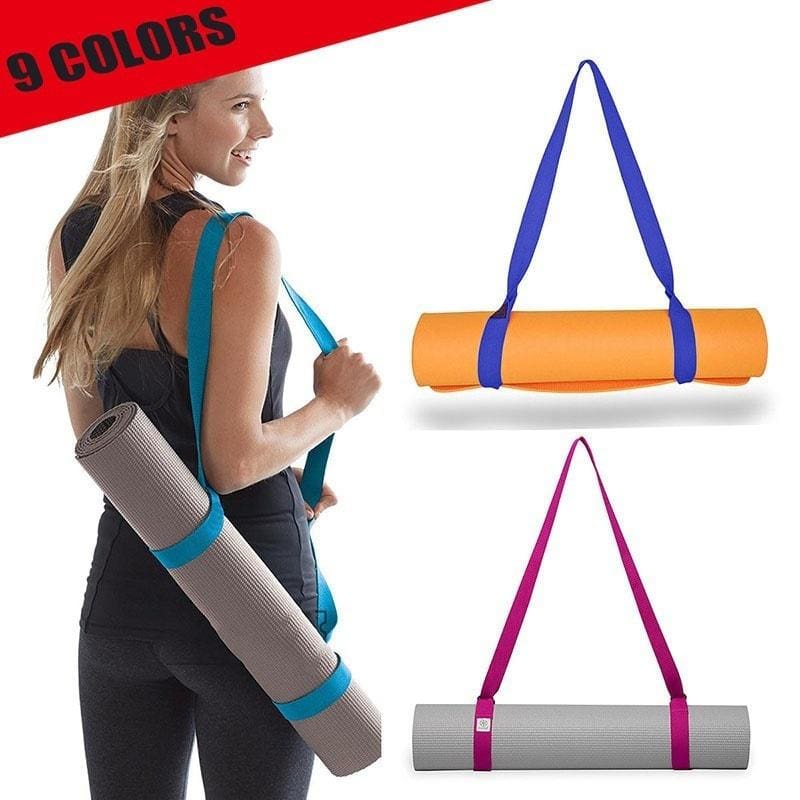 Nine Colors Yoga Mat Straps With Yoga Straps Exercise Mat Straps