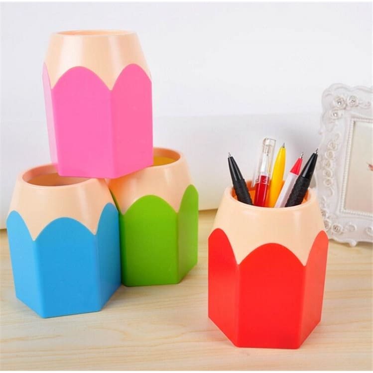 Popular Creative Pen Vase Pencil Pot Makeup Brush Holder