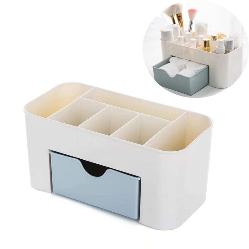 Space Saving Plastic Home Supplies Desk Organizers 6 Cells Pen