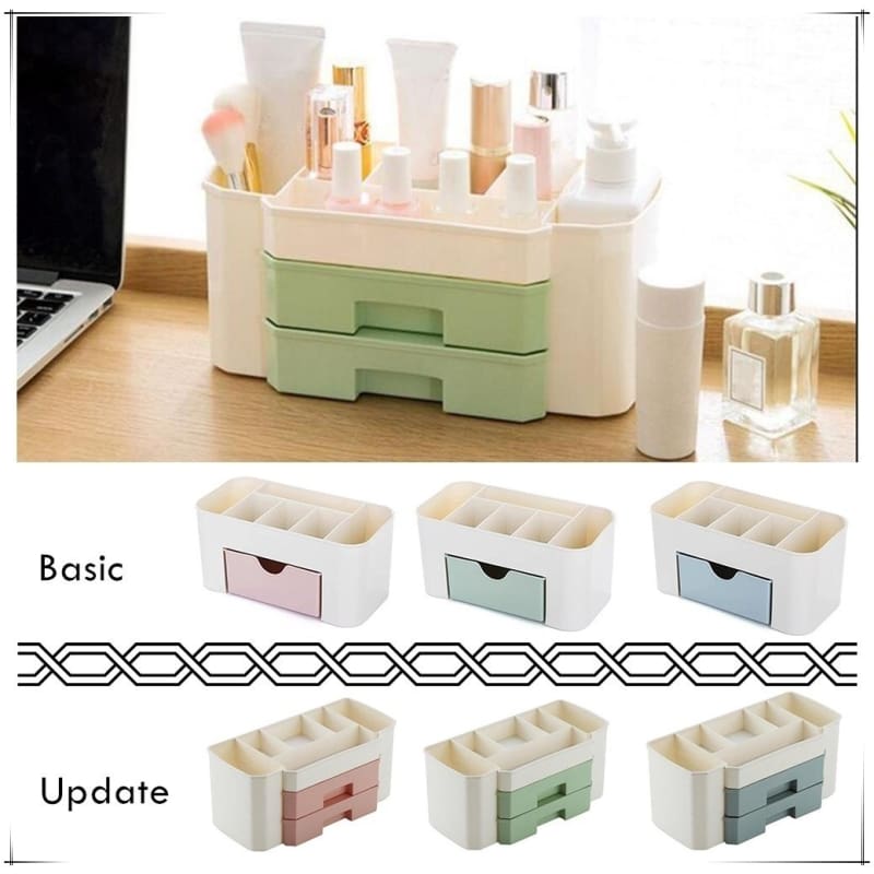 Space Saving Plastic Home Supplies Desk Organizers 6 Cells Pen