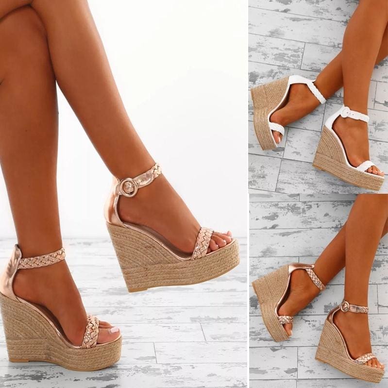 high wedge sandal platform