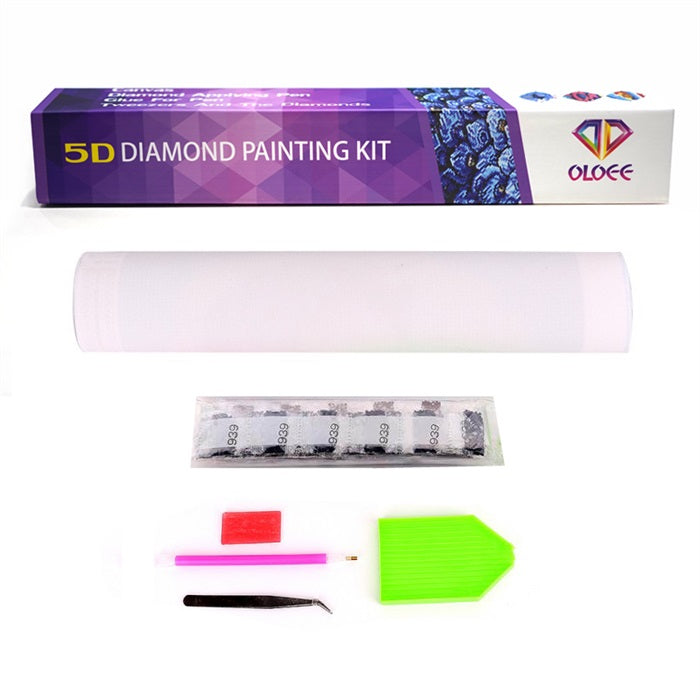 5D Diamond Painting Rainbow Sky & Abstract Sun Kit