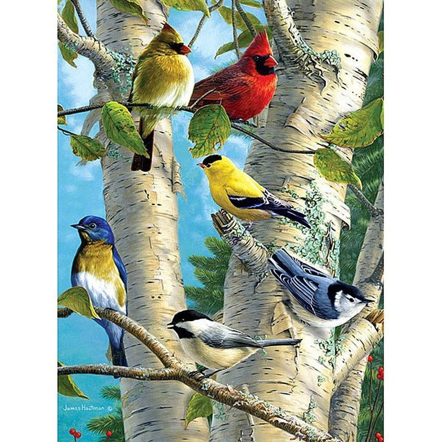 Birds On Tree | 5D Diamond Painting Kits | OLOEE
