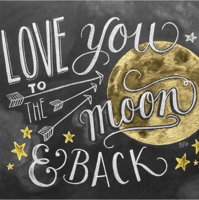 Love You To The Moon And Back 5d Diamond Painting Kits Oloee