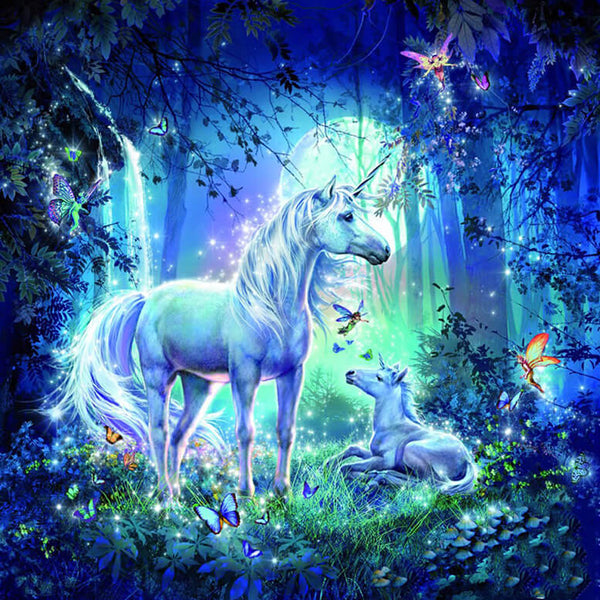  Unicorn  and Fairies 5D Diamond Painting Kits OLOEE