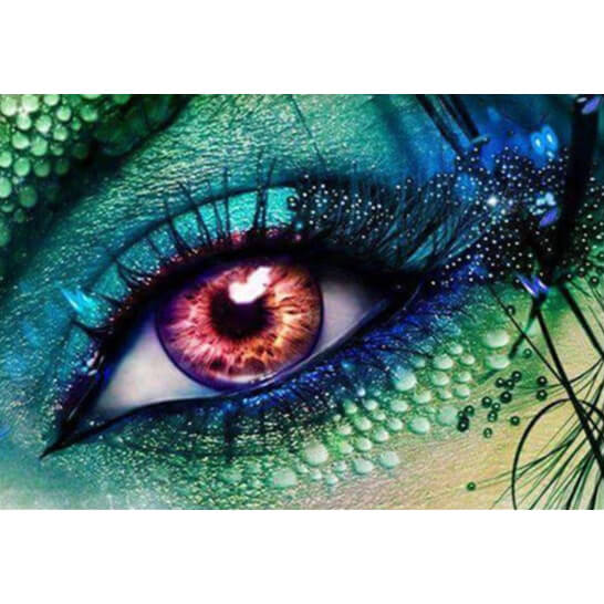 Galaxy Eyes | 5D Diamond Painting Kits | OLOEE