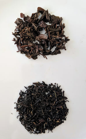 black tea leaves