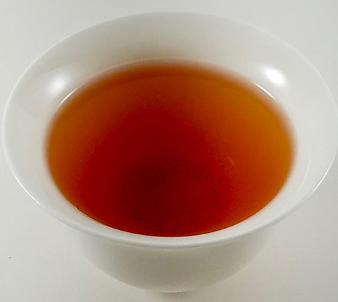 Black tea in a cup