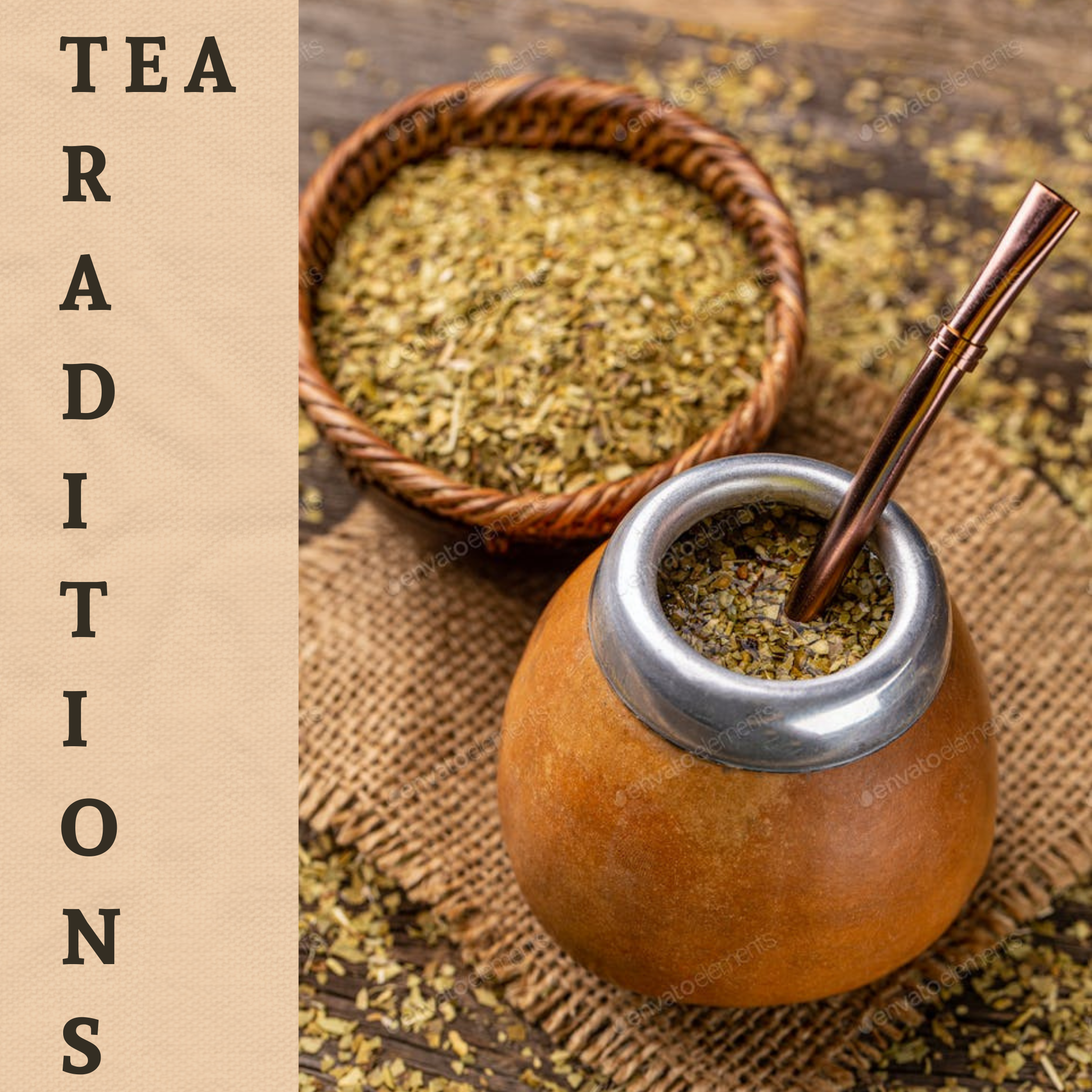 Latin American yerba mate tea