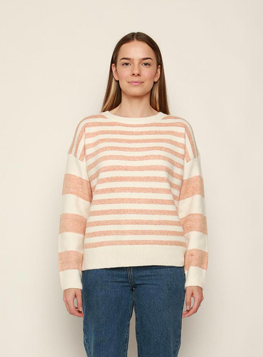 Orianthi Stripe Knit-TAN