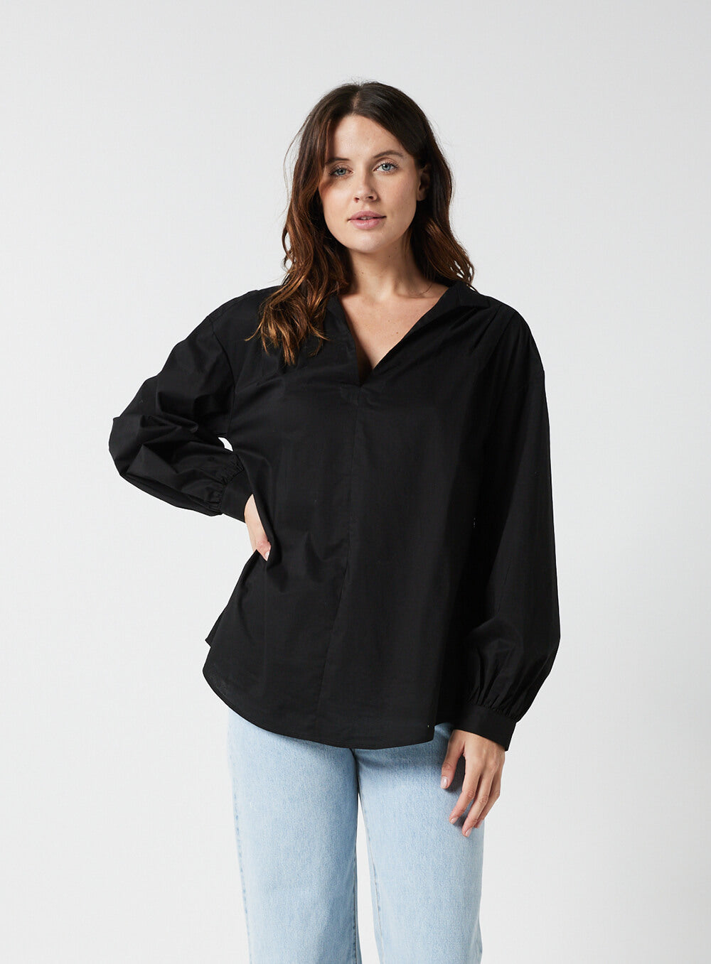 Penelope Blouse-Black