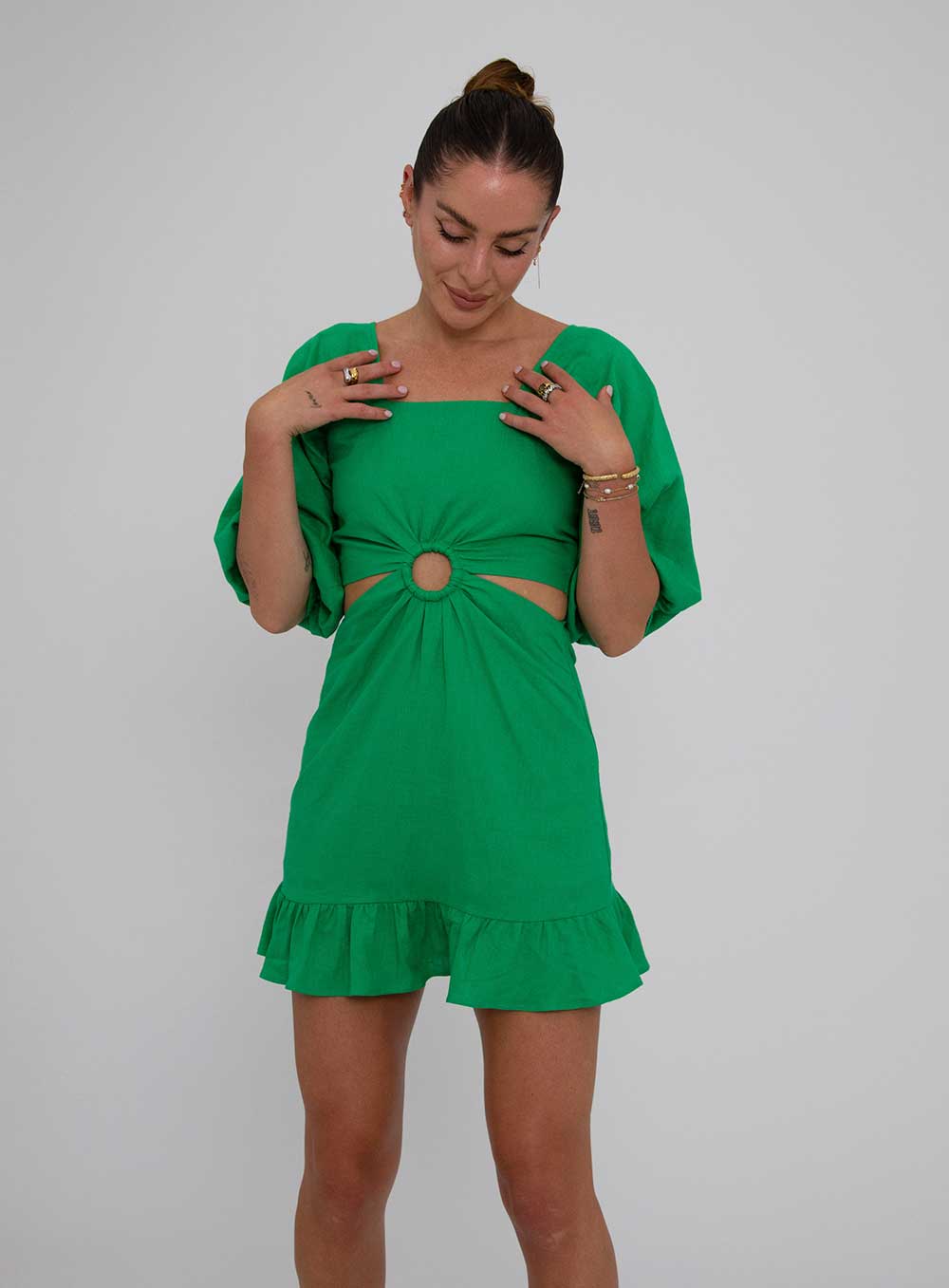 Rose Dress-GREEN