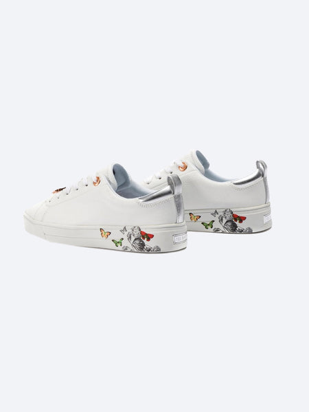 TED BAKER MISPIR LEATHER BUTTERFLY TRAINER