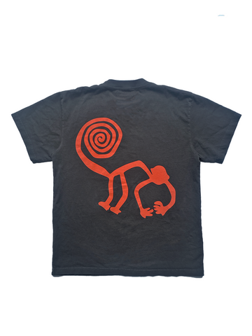MELLOW MONKEY T-SHIRT - BLACK