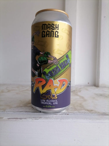 Mash Gang Rad Gold 0.5% (440ml can) - waterintobeer