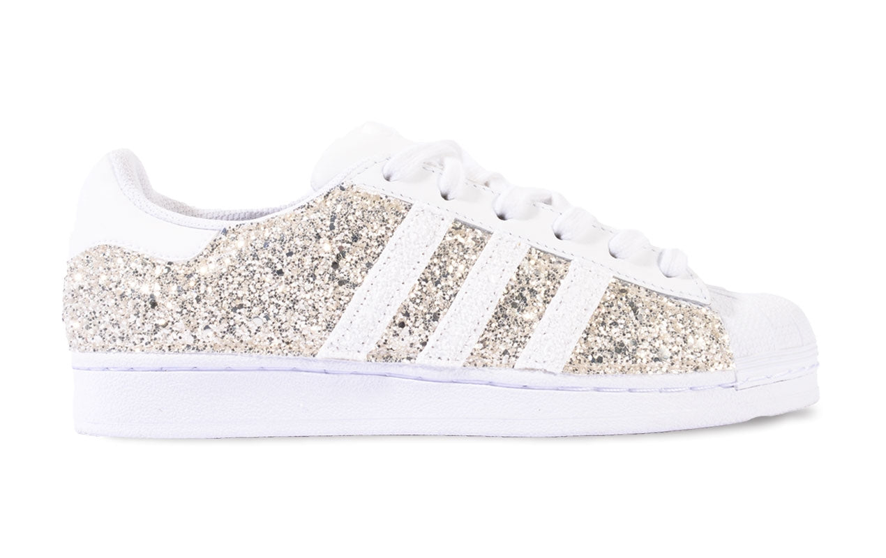 superstar adidas brillantini