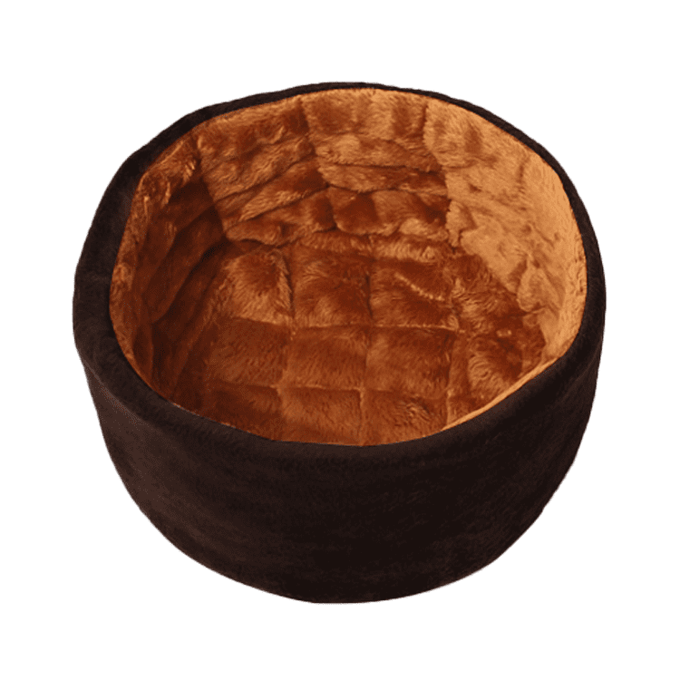 Inside of the dark coffee Shaolin monk hat
