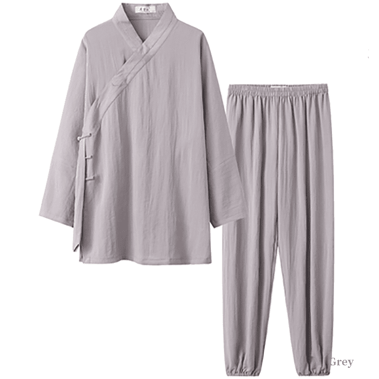 grey tai chi uniform suit for men and women