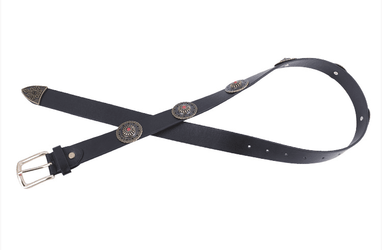 Traditional Chinese belt Gedai with red bead