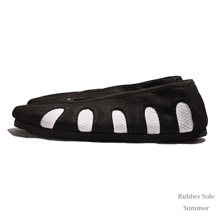 wudang taoist shoes with rubber soles wearing in summer