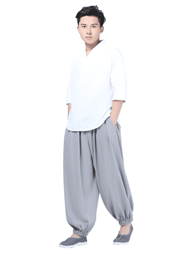 Grey Kung Fu Pants