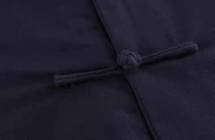 Button of Fleece Lined Tang Suit Jacket